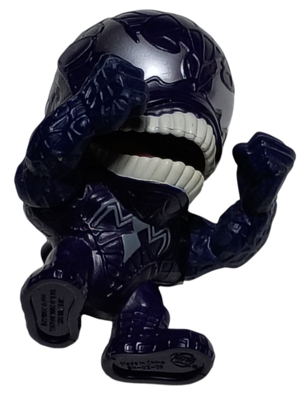 Marvel Venom Style Mini Vinyl Figure Dark Blue Black Chibi Collectible 3.5" Tall